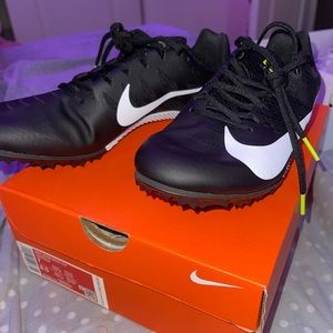 nike track spikes W 8.5 M 7 black zoom rival 5